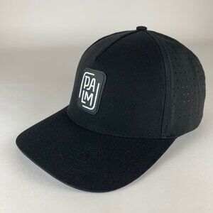 Palm Golf Co Mens Black Snapback Adjustable Hat